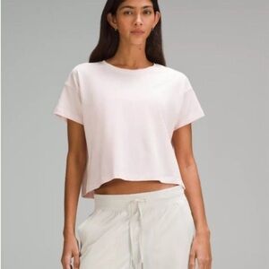 New with Tags Lululemon Cates Tee in “Strawberry Milkshake” - Size 8